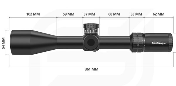 G-sniper 6-24x50 FFP Mrad