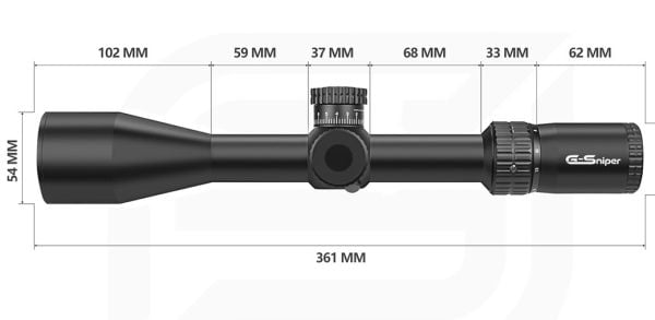 Gazi Sniper 6-24x50 FFP Mrad