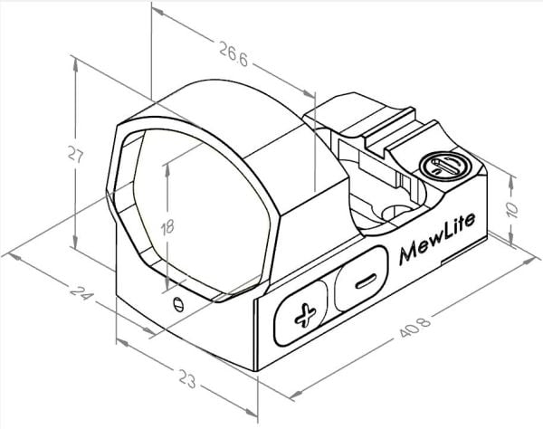 Mewlite P24 Açık Refleks Nişangahı